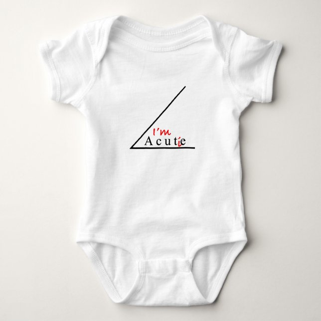 Body Para Bebé Bebé soy acutie (Anverso)