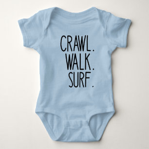 Body Para Bebé Bebé Surfista, Gatear Caminar Surfear, Adorable Am