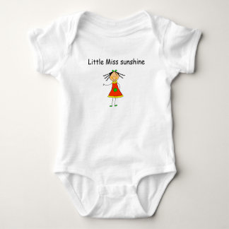 Body Para Bebé Bebé T-shirt “Little miss sunshine "