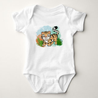 Body Para Bebé Bebé Tigre