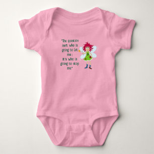 Body Para Bebé Bebé Una pieza "Cuyo me va a detener" - Rosa