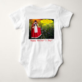 Body Para Bebé bebé una pieza. Feliz Día de la Madre. ragdollcat/