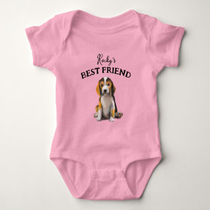 Body Para Bebé Bebé y amigo peludo, mejores amigos