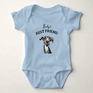 Body Para Bebé Bebé y amigo peludo, mejores amigos