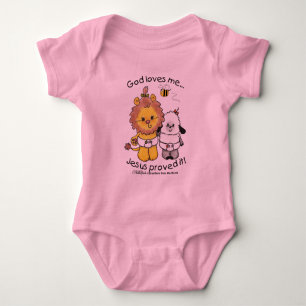 Body Para Bebé Bebés de león y cordero
