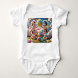 Body Para Bebé Bebés juguetones con bolas de colores - Niños ador