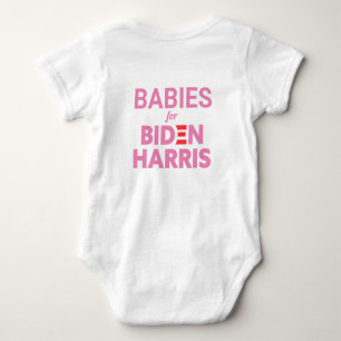 Body Para Bebé Bebés para Personalizado Biden Harris Textos