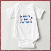 Bebés por VOTAR AZUL Una Pieza Baby Bodysuit