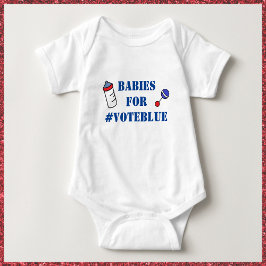 Body Para Bebé Bebés por VOTAR AZUL Una Pieza Baby Bodysuit