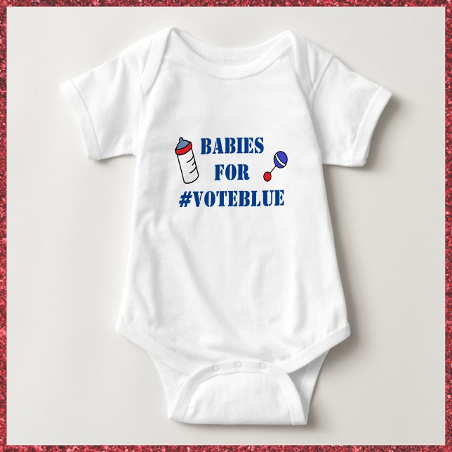 Body Para Bebé Bebés por VOTAR AZUL Una Pieza Baby Bodysuit (Subido por el creador)