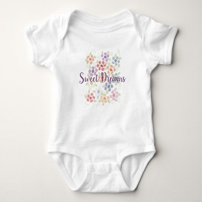 Body Para Bebé Bebés Sweet Dreams Sleepwear (Anverso)