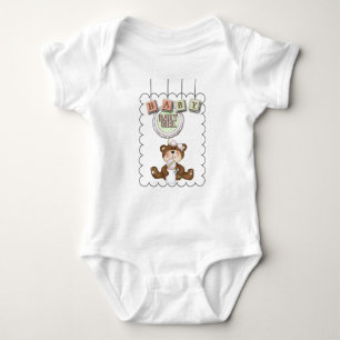 Body Para Bebé Bebés Teddy Bear Blocks & Balloon Shirt