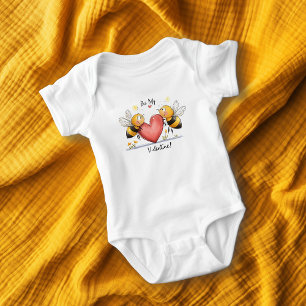 Body Para Bebé Bee My Valentine