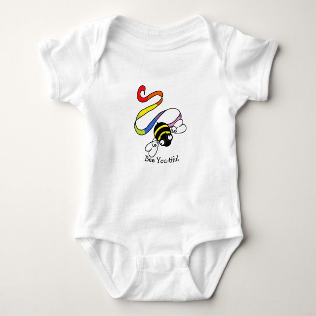 Body Para Bebé Bee You-tiful Baby T-Shirt (Anverso)