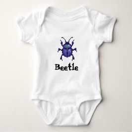 Body Para Bebé Beetle purple pixel art