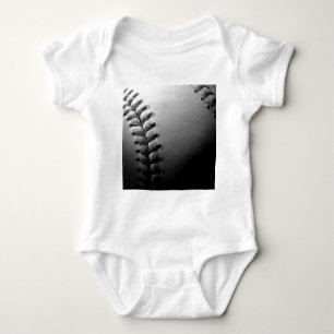 Body Para Bebé Béisbol blanco y negro