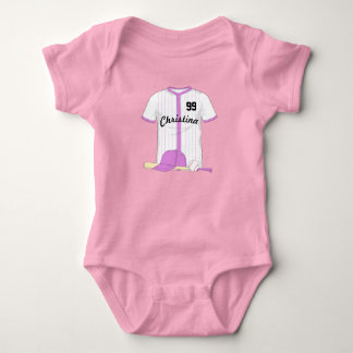 Body Para Bebé Béisbol personalizado