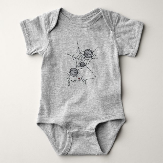 Body Para Bebé Bella+Canvas Baby Tri-Blend Tee con (Anverso)