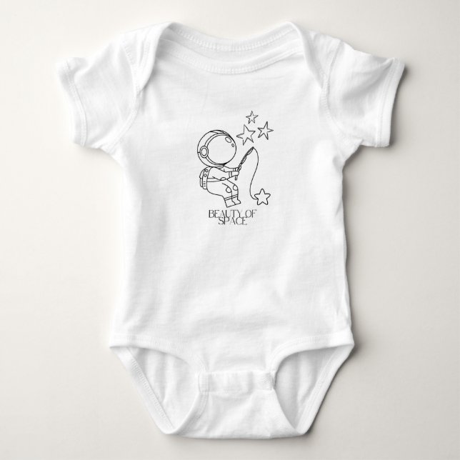 Body Para Bebé "Belleza del espacio" (Anverso)