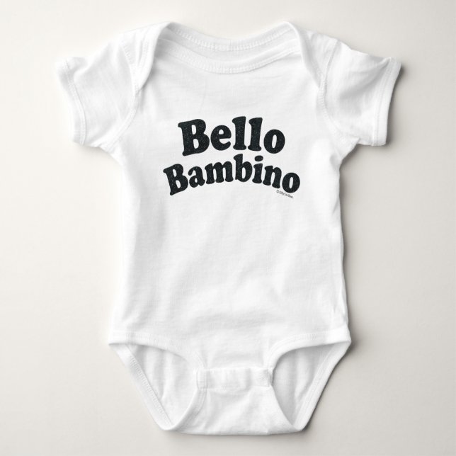 Body Para Bebé Bello Bambino (Anverso)