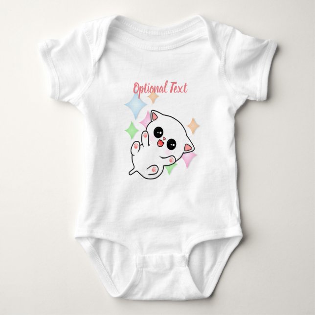Body Para Bebé Belly Rub Time Kitten (Anverso)