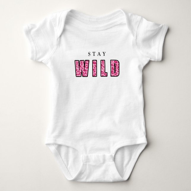 Body Para Bebé ben azelart stay wild (Anverso)
