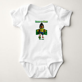 Body Para Bebé Ben-Hur Craque 10 com Capa da Bandeira