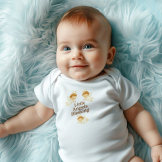 Body Para Bebé Bendición de los Ángeles - Bodysuit para Bebé | Ba
