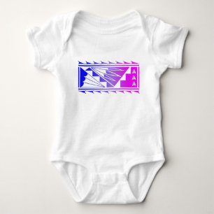 Body Para Bebé Bendiciones Hermosas - Azul/Rosa -