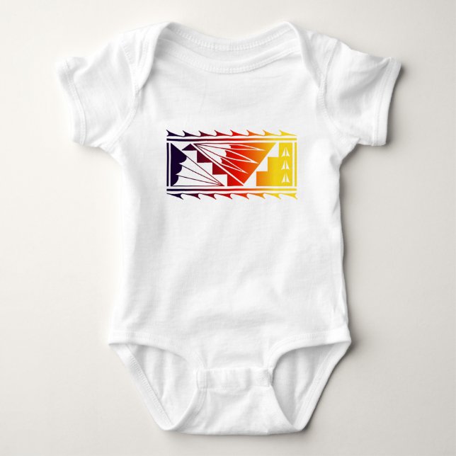 Body Para Bebé Bendiciones Hermosas - Negro/Amarillo/Rojo - (Anverso)