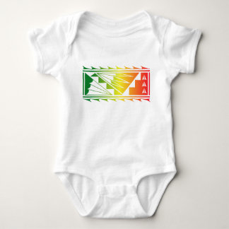 Body Para Bebé Bendiciones Hermosas - Rojo/Amarillo/Verde -