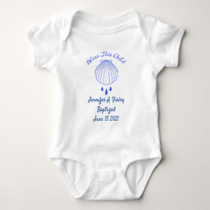 Body Para Bebé Bendito este bautismo infantil