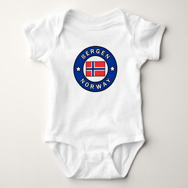 Body Para Bebé Bergen Noruega (Anverso)