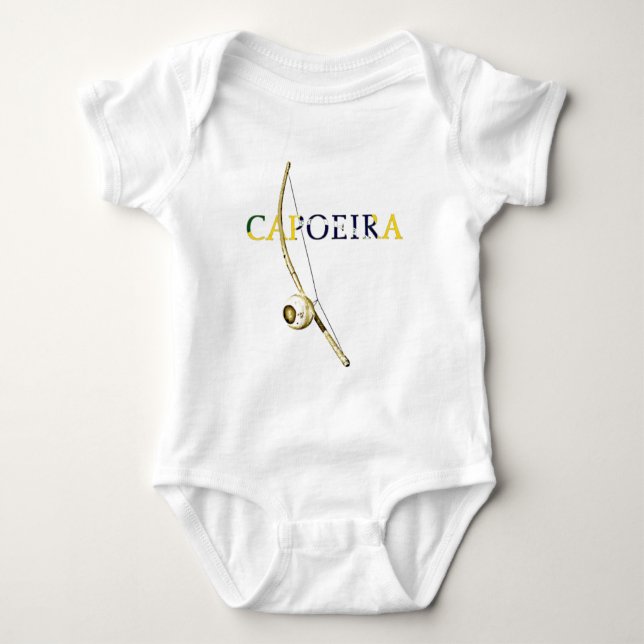 Body Para Bebé Berimbau Capoeira (Anverso)