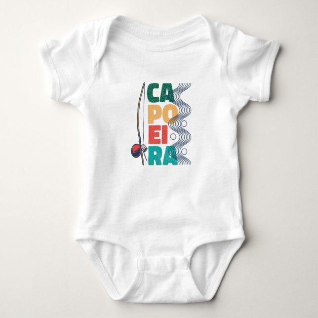 BODY PARA BEBÉ BERIMBAU CAPOEIRA (Anverso)