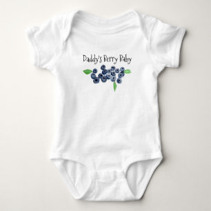 Body Para Bebé Berry Blessed Blueberries fruta color de agua comi