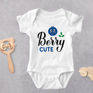 Body Para Bebé "Berry Cute Blue Character - Baby Bodysuit