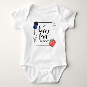 Body Para Bebé Berry First   1 cumpleaños   Berry GOH mixto