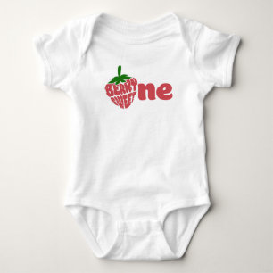Body Para Bebé Berry First One Birday Baby Bodysuit