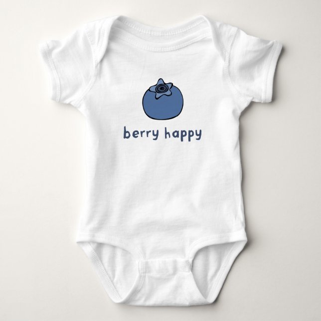 Body Para Bebé Berry Happy (Anverso)
