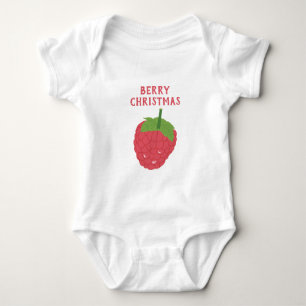 Body Para Bebé Berry Navidades Raspberry Fruit Design