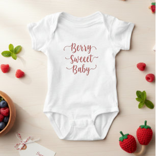 Body Para Bebé Berry Sweet Baby Bodysuit - Cute Infant Onesie