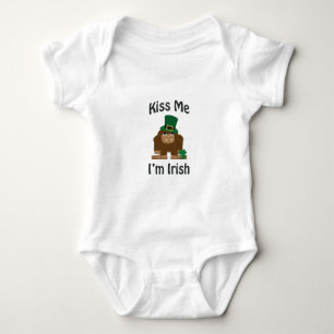 Body Para Bebé Bésame soy irish Bigfoot