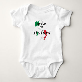 Body Para Bebé Bésame, soy italiano