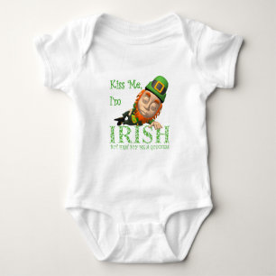 Body Para Bebé Béseme que soy irlandés