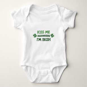 Body Para Bebé Béseme, yo son irlandés