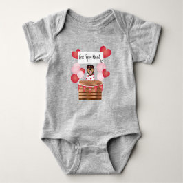 Body Para Bebé Besos de cachorro gratis San Valentín rojo perro