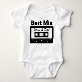 Body Para Bebé Best Mix Mom and Dad Baby Shower Gift 
