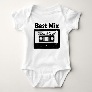 Body Para Bebé Best Mix Mom and Dad Baby Shower Gift 