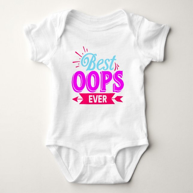 Body Para Bebé Best oops ever bodysuit (Anverso)